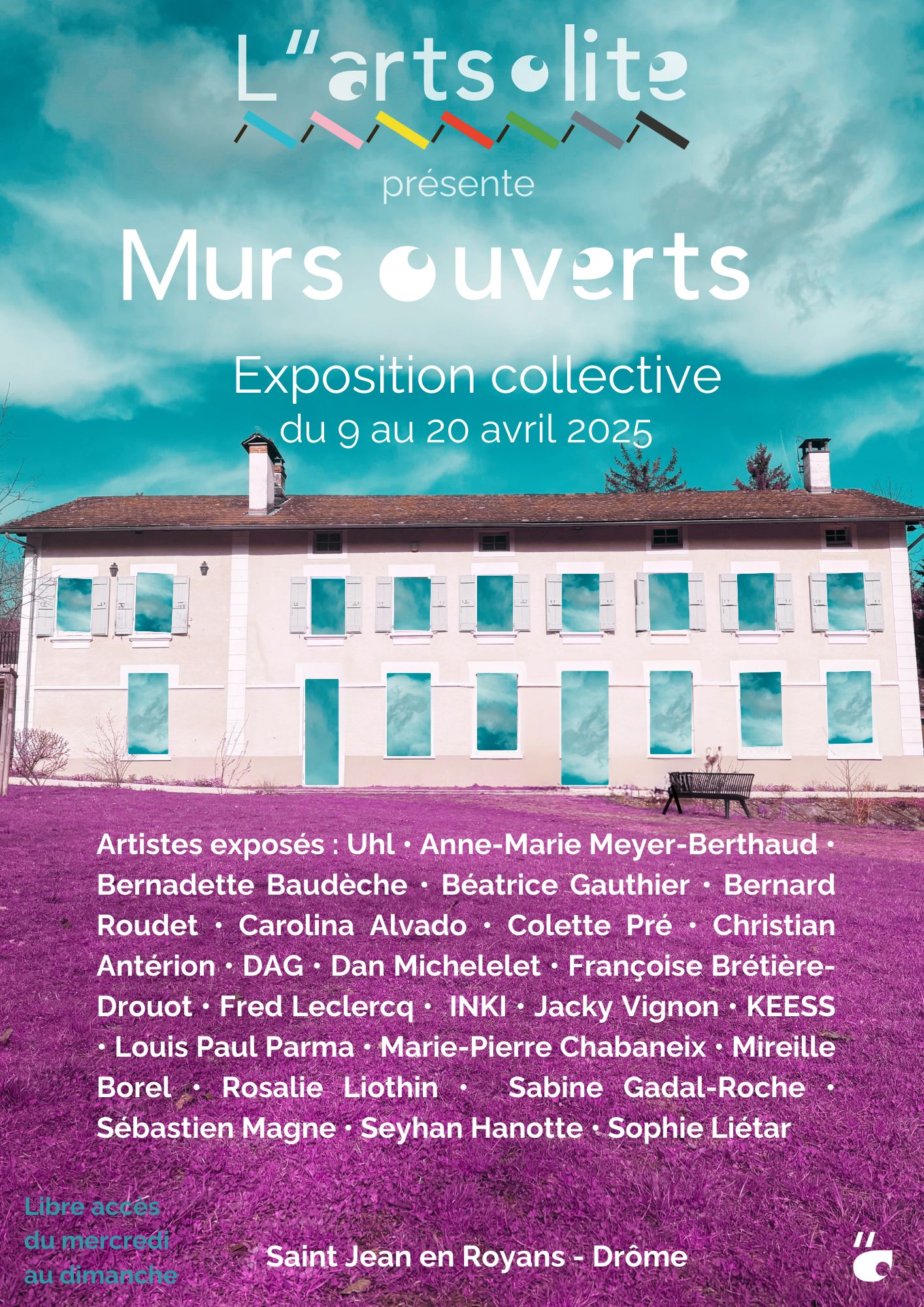 Murs Ouverts — L'artsolite, Exposition Collective, Saint Jean en Royans
